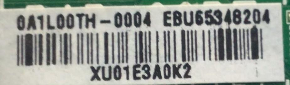 MAIN PARA TV LG ORIGINAL 4K UHD HDR SMART TV / NUMERO DE PARTE EBU65348204 / EAX68253605 / 0A1L00TH-0004 / XU01E3A0K2 / 65348204 / PANEL NC490DGG-AAGP1 / DISPLAY LC490DGJ(SL)(A1) / MODELO 49UM6950DUB / 49UM6950DUB.BUSYLJM - Imagen 2